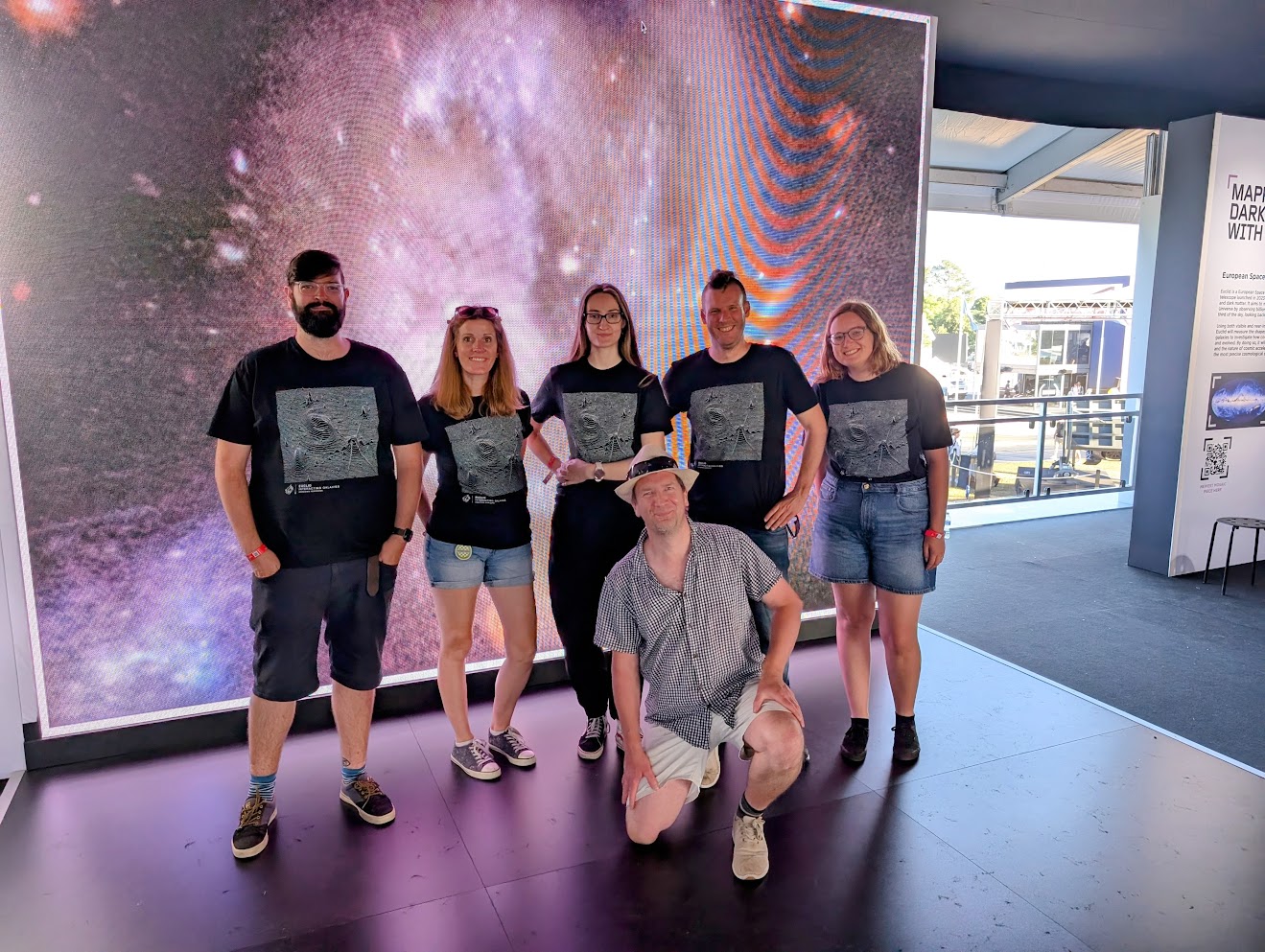 Team members of the FOS exhibit at the Goodwood Festival of Speed